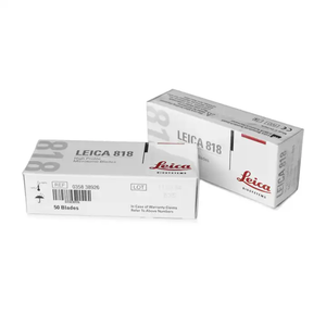 ใบมีดไมโครโทม Leica 818 แบบ High Profile จำนวน 50 ใบ สำหรับการตัดชิ้นเนื้อเพื่อการศึกษาทางจุลพยาธิวิทยา - Product Image 3