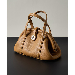 2026 New Full Grain Leather Dumpling Bag Women Luxury <b>Mini</b> Handbag Crossbody Shoulder Bag - Product Image 1