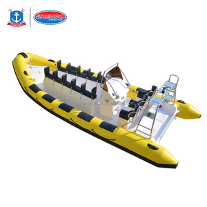 China Supply 32ft Yacht RHIB 960 Deep V Rigid RIB Hypalon/PVC Inflable Diving Speed RIB Boat para el océano - Product Image 2