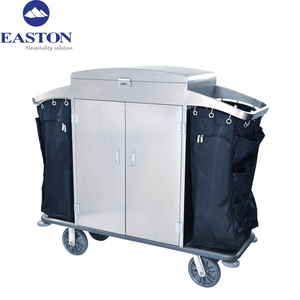 핫 세일 맞춤형 객실 하우스 트롤리 카트 호텔 청소 장비 보관 카트 - Product Image 4