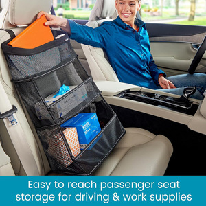 Prodotto di Tendenza: Rete Portaoggetti per Sedile Auto, Essenziale per Viaggi, Rete Anti-Caduta per Borse, Zaini e Bottiglie - Product Image 2