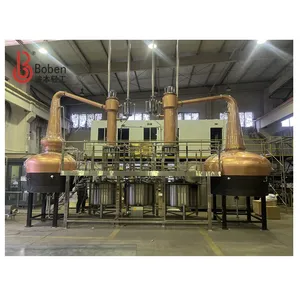 Boben Stoomverwarming Koperen Pot Nog Whisky Destillatie Apparatuur Whisky Distilleerder Dubbele Pot Stills