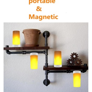 Nouvelle arrivée, lampe à effet de flamme LED au design moderne pour les fêtes, avec batterie 1200MAH, corps en plastique, lampe cadeau - Product Image 6