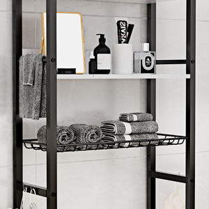 Modern Bathroom Storage Shelf Factory Wholesale Indoor Furniture Minimalist Over Toilet Storage <strong>Cabinet</strong> - Product Image 3