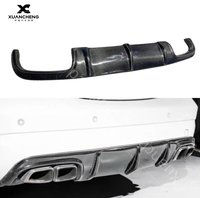 Diffuseur arrière en fibre de carbone style AMG 2004-2011 pour MERCEDES-BENZ CLS-CLASS W219
