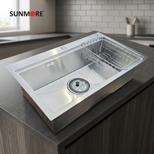 Best Selling Stainless Steel Single Bowl <b>Kitchen</b> <b>Sink</b> Strong Durable Easy Clean Scratch Resistant <b>Kitchen</b> <b>Sink</b> - Product Image 1