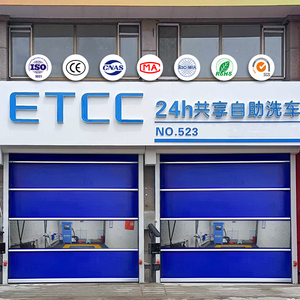 Tự động PVC mềm vải nhanh chóng Tăng con lăn màn trập cửa tốc độ cao Nhanh Cán rèm cửa - Product Image 6