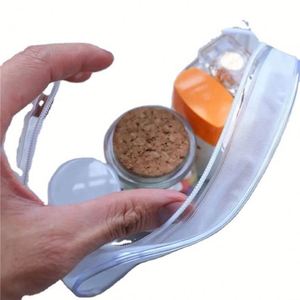 Custom Promotional Gift Transparent Travel <b>Storage</b> Waterproof PVC Zipper Fashion <b>Makeup</b> Pouch Bag Cosmetic Bag with Logo - Product Image 4