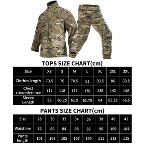 Sivi Ngoài Trời Săn Bắn Quần Áo Ripstop Chiến Thuật Mặc Phù Hợp Với Màu Xanh Lá Cây An Ninh Bảo Vệ Đồng Phục Ngụy Trang Đồng Phục - Product Image 2