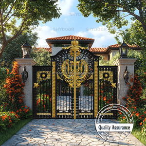 Cancello <span class=keywords><strong>in</strong></span> ferro per la casa-personalizzazione professionale decorativa-cancello artistico <span class=keywords><strong>in</strong></span> ferro-cancello del giardino reale - Product Image 4