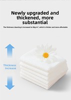 Serviette jetable 100% Lyocell pour peaux sensibles, non tissée, pour le maquillage, biodégradable, lavable, réutilisable, serviette jetable