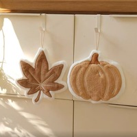 Kawaii Irregular Food Shape Hand Towel Super Absorbent Coral Fleece Washcloth for Bathroom Kitchen Holiday Gift