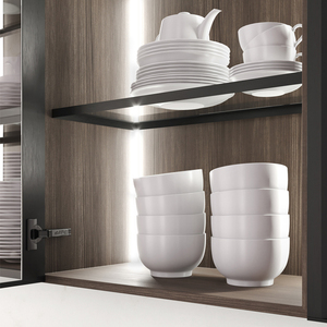 Mobile da Cucina Modulare per Interni di <span class=keywords><strong>Qualità</strong></span> Garantita con Design di Porte in Acrilico, Cerniere Moderne, Arredamento Cucina Personalizzato - Product Image 5