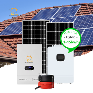 Système de stockage <span class=keywords><strong>solaire</strong></span> hors réseau BR SOLAR Safe Home 5kW, <span class=keywords><strong>batterie</strong></span> LiFePO4 48V avec BMS pour appareils électroménagers, montage mural tout-en-un - Product Image 2