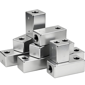 Tùy chỉnh CNC xay nhanh chóng kết nối không khí khối Ống Trung Quốc hệ thống thủy lực đa dạng với dây EDM & chuốt các tính năng - Product Image 2