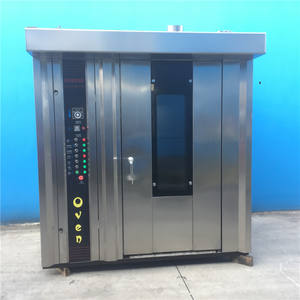 Four Rotatif de Boulangerie Commercial à 32 Plaques État Neuf Alimenté au Gazole 380V pour la Cuisson de Gâteaux, Pains et Noix en Promotion - Product Image 5