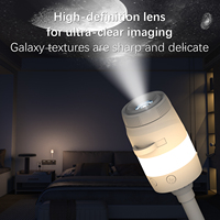 Ihomemix Projecteur Portable 4K Haute Définition pour Voiture, Lampe d'Ambiance Romantique de Chevet USB Plug & Play avec 13 Films