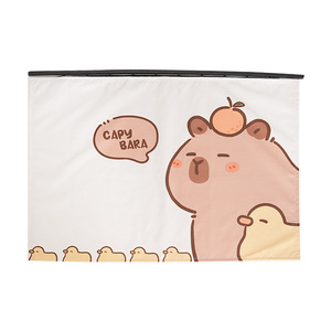 Capybara Cartoon Car Side <b>Window</b> Shade Fabric Retractable Sun Protection Curtain Summer Heat <b>Insulation</b> - Product Image 5