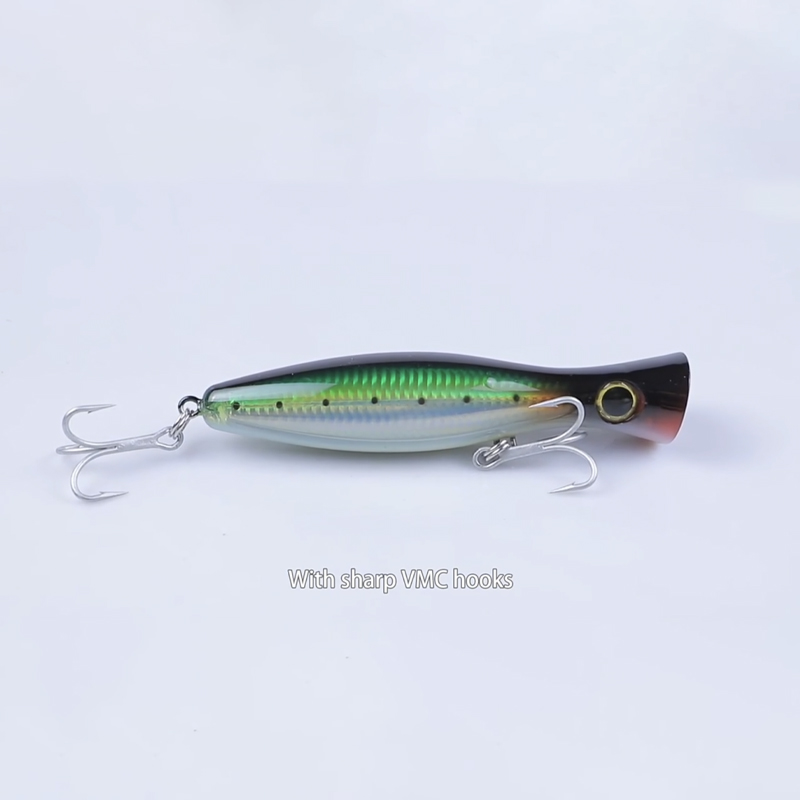 Leurre Popper 31g Pour Thon, Brochet, Perche – Appât Dur Flottant, Neuf