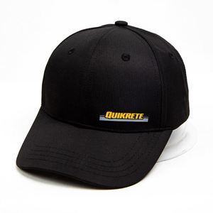 Casquette de baseball noire personnalisée à visière incurvée, logo frontal en silicone thermocollé, broderie latérale, casquette de sport ajustable à fermeture snapback pour papa - Product Image 2