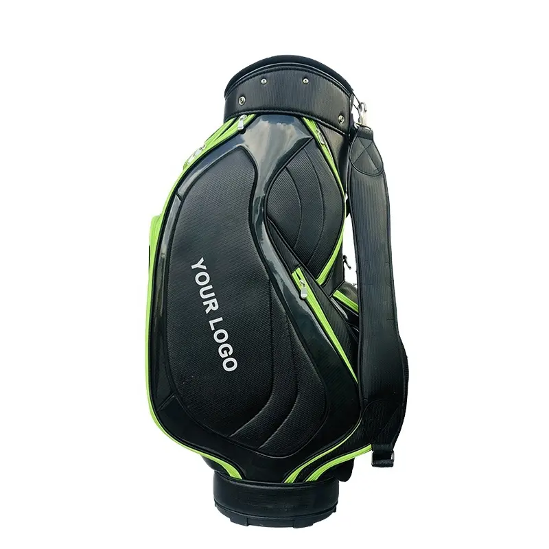 Portable Leather & Nylon Golf Bag Customized Logo Waterproof Personalized High-quality Golf Bag