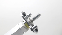 Elektrischer Stehschreibtisch mit Doppelmotor, 588mm Hub, T12-Schraube, 2-teilige Aluminiumsäule, Höhenverstellbarer Mechanismus, OEM-Anpassung