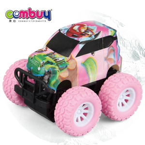 Fuoristrada cartoon inertia veicolo stunt drifting toy mini friction car - Product Image 3