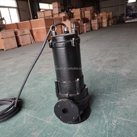 Pompe de broyage submersible industrielle IP68 WWTP MPE300-2 à double fraise pour eaux usées, robuste, pour la gestion des solides