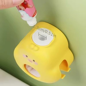 <span class=keywords><strong>Dispensador</strong></span> de pasta de dientes con soporte para cepillo de dientes, pato automático montado en la pared, Hogar, baño, <span class=keywords><strong>crema</strong></span> de manos <span class=keywords><strong>Dental</strong></span>, regalo de cuidado Personal - Product Image 4
