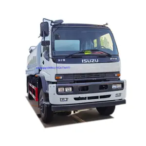 Japonya 10000 litre isuzu içme suyu tankı kamyon FTR japonya etiyopya'da satılık 15000 litre su deposu kamyon
