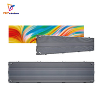 TOPvision Affiche numérique personnalisée pour magasin de détail P1.875mm Affichage LED de bande d'écran de bord d'étagère de barre publicitaire