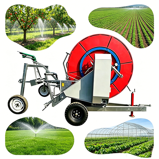 Factory Direct PE Coil Sprinkler 50-200m 1-2 Person Operation Time-Saving