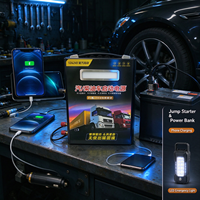 Démarreur de Voiture Robuste 12V 24V, Booster de Batterie Portable pour Camion et Véhicule Diesel, Batterie Externe de Démarrage d'Urgence pour Camion