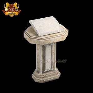 Mesa <span class=keywords><strong>de</strong></span> púlpito <span class=keywords><strong>de</strong></span> mármol natural personalizable mesa <span class=keywords><strong>de</strong></span> oración tallada a mano con pilares <span class=keywords><strong>de</strong></span> estilo europeo para uso en <span class=keywords><strong>la</strong></span> <span class=keywords><strong>Iglesia</strong></span> <span class=keywords><strong>Católica</strong></span> al aire libre - Product Image 3