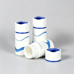 Flacon en plastique HDPE de qualité alimentaire de 150 ml, vide, pour pilules, comprimés, capsules, compléments alimentaires, avec bouchon à clapet - Product Image 2