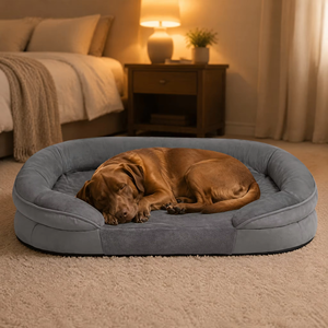 Cama Extra Grande para Perro, Impermeable, con Soporte de Espuma Viscoelástica, Funda Extraíble, Base Antideslizante, 45 Pulgadas, Ortopédica, Lavable - Product Image 4