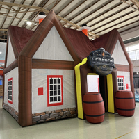 Tente de fête gonflable personnalisée en forme de pub, tente cube gonflable, cabine de bar gonflable pour événements et entreprises
