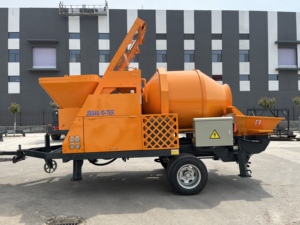 Diesel Engine <b>Concrete</b> Mixer <b>Pump</b> Machine JBS30 <b>Concrete</b> <b>Pump</b> with Mixer For Construction Project - Product Image 5