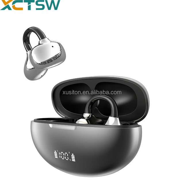 2026 Top Selling Ear-clip Earphone Q108 Portable Earbuds TWS ENC Sports Earring Imperceptible Wear Clip-on Wireless Earphones