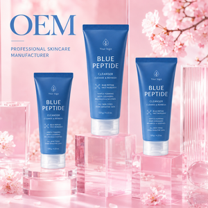 Espuma Limpiadora Facial con Péptidos de Cobre Azul, Limpiador Suave para Todo Tipo de Piel, Producción OEM ODM, Marca Privada - Product Image 4