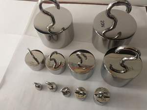 أوزان موازنة 20 كجم و25 كجم، أوزان اختبار من الحديد الزهر والفولاذ المقاوم للصدأ M1 F1، أوزان معايرة للموازين - Product Image 4