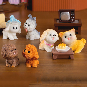 Offre Spéciale : Adorables Figurines de Chiens en Résine, Miniatures d'Animaux, Breloques et Ornements pour Décorations de Jardin et Accessoires DIY - Product Image 4