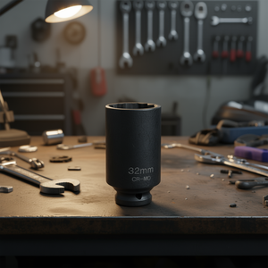 ประแจกระบอก32มม. Cr-Mo เครื่องมือซ่อมรถยนต์เหล็กโครเมียมวานาเดียม - Product Image 3