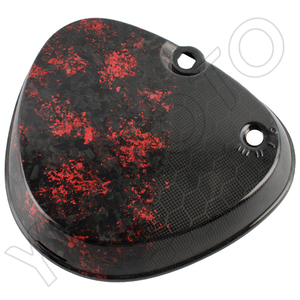 YHMOTO Carbon Fiber Seitendeckel Honeycomb Side Cover Tank <b>Batterie</b> Guard for Simson S50 S5Motorrad <b>Square</b> Guard Cover - Product Image 5