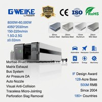Machine de découpe laser à fibre Gweike LF4020GH à couvercle intégral – Machine de découpe laser à fibre économique pour tôles métalliques