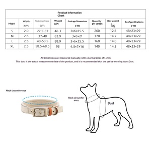 Trendige Stile Weiches Fleece-Futter Langlebige Metall-Gürtelschnalle Hunde-Halsband - Product Image 4