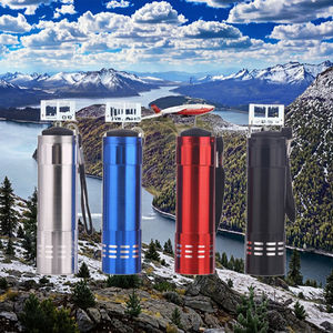 Портативный мини 9 светодиодный тактический фонарик супер яркий алюминиевый корпус карманный фонарик мощный маленький светильник - Product Image 3