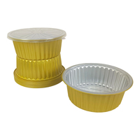 Bol rond en aluminium de 2000 ml grande capacité, épaissi, résistant à la chaleur, jetable, pour barbecue, rôtissage et traiteur