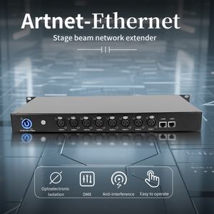 Divisor DMX AICPOSE de 8 Salidas, Decodificador de Señal DMX512, Amplificador de Señal de 8 Canales para Iluminación de Escenario - Product Image 6