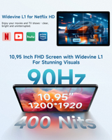 Nueva Tablet PC para Gaming Alldocube IPlay 60 Pro Directo de Fábrica en Stock, Pantalla de 10.95 Pulgadas, LTE Personalizable, 8GB+128GB, Android 14, Núcleo Octa Core